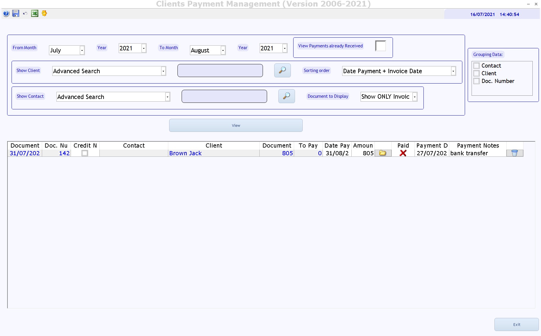 consultancy company payment management