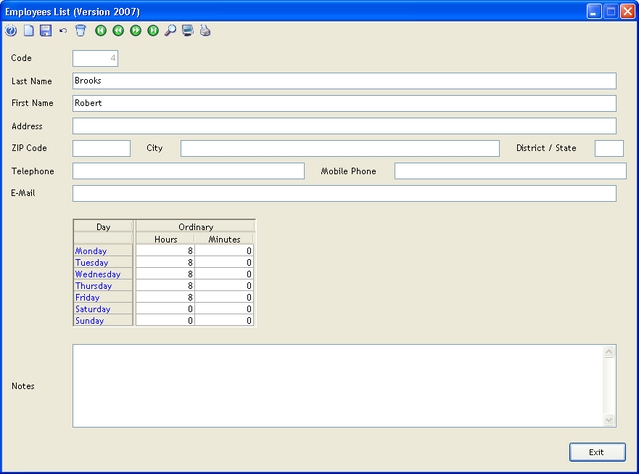 Staff timetables management