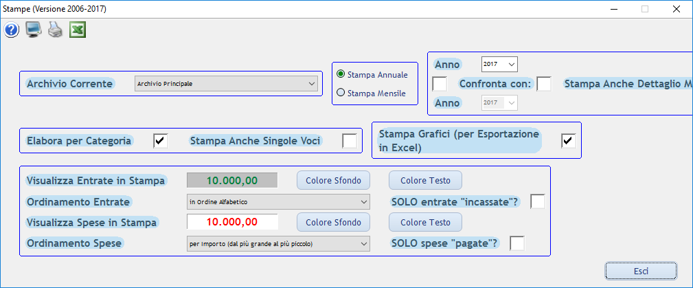 stampe ed analisi di bilancio